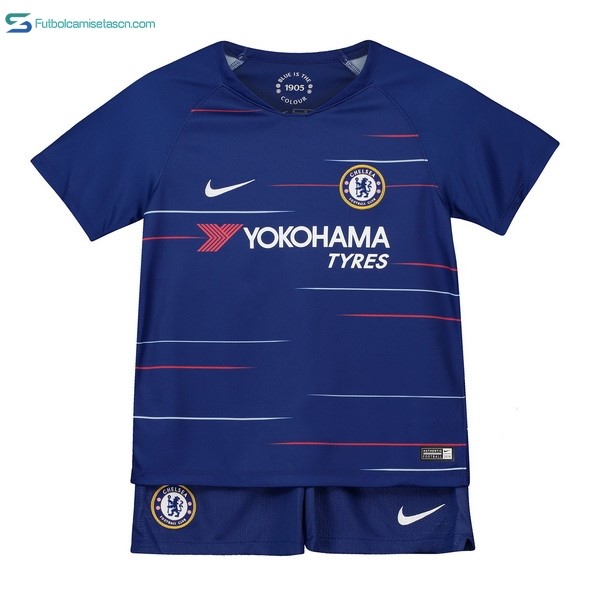 Camiseta Chelsea 1ª Niños 2018/19 Azul